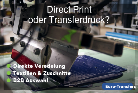 Direct Print oder Transferdruck? Wann Direktveredelung auf Textilien sinnvoll ist