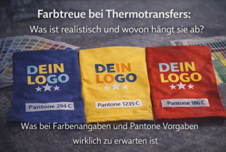 Farbtreue bei Thermotransfers: Was ist realistisch und wovon hängt sie ab?