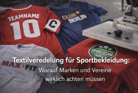 Textilveredelung für Sportbekleidung: Worauf Marken und Vereine wirklich achten müssen