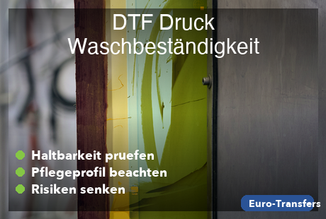 Wie waschbeständig ist DTF Druck? Haltbarkeit, Pflege und Grenzen Wie waschbeständig ist DTF Druck? Haltbarkeit, Pflege und Grenzen